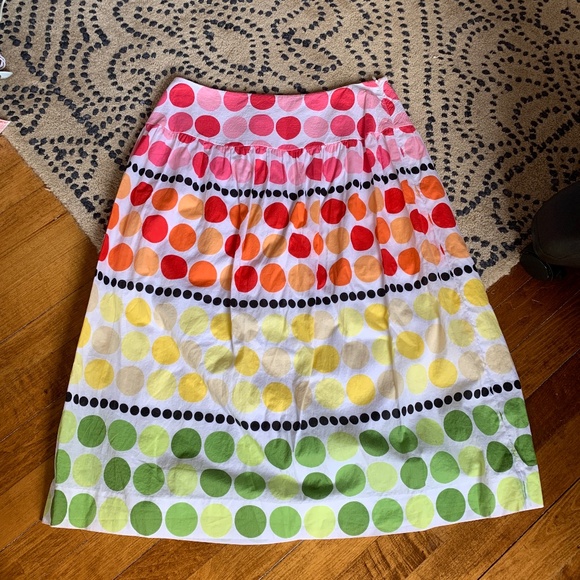 Talbots‎ petites side zip polka party skirt. An oldie but goodie! - Picture 1 of 4